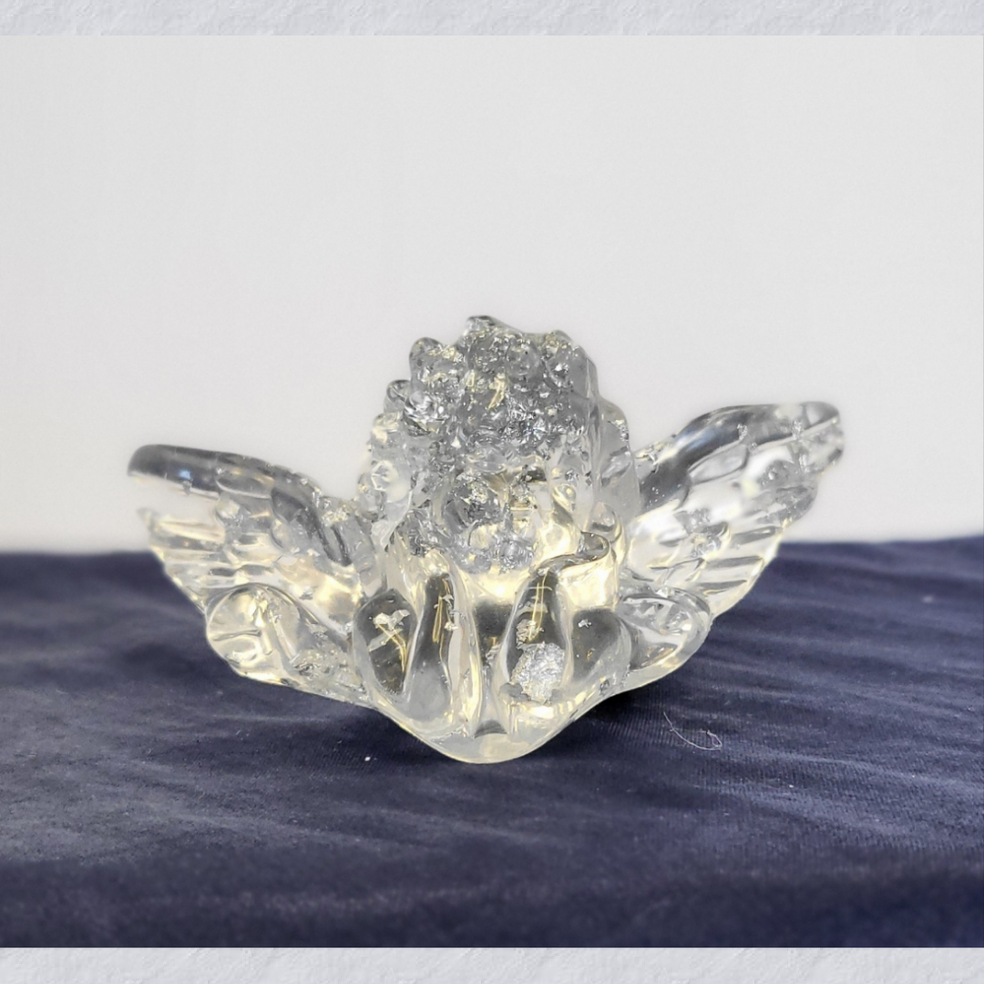 Ange de Lumière – Sculpture commémorative en résine