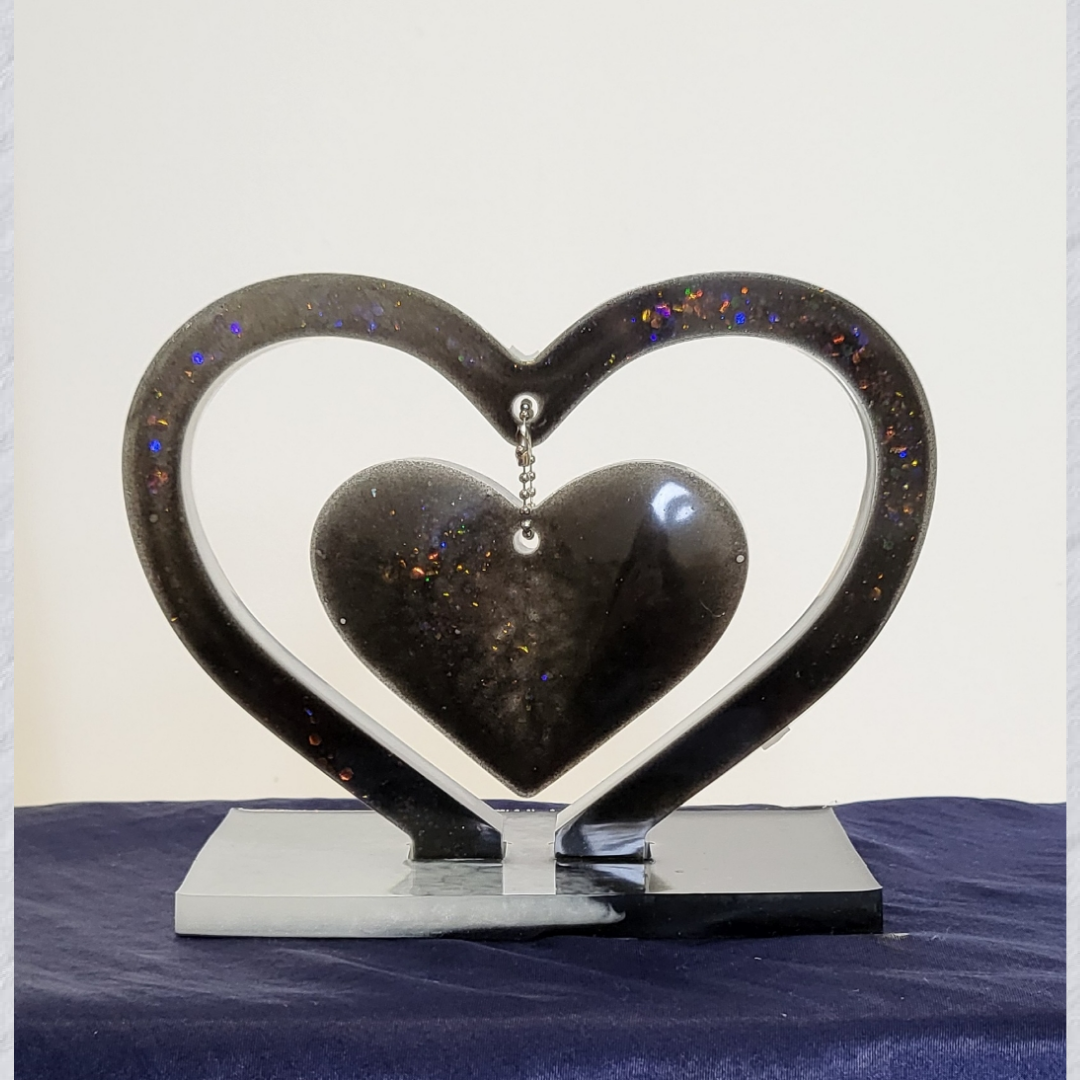 Plaque Cœur Signature – Lien Éternel